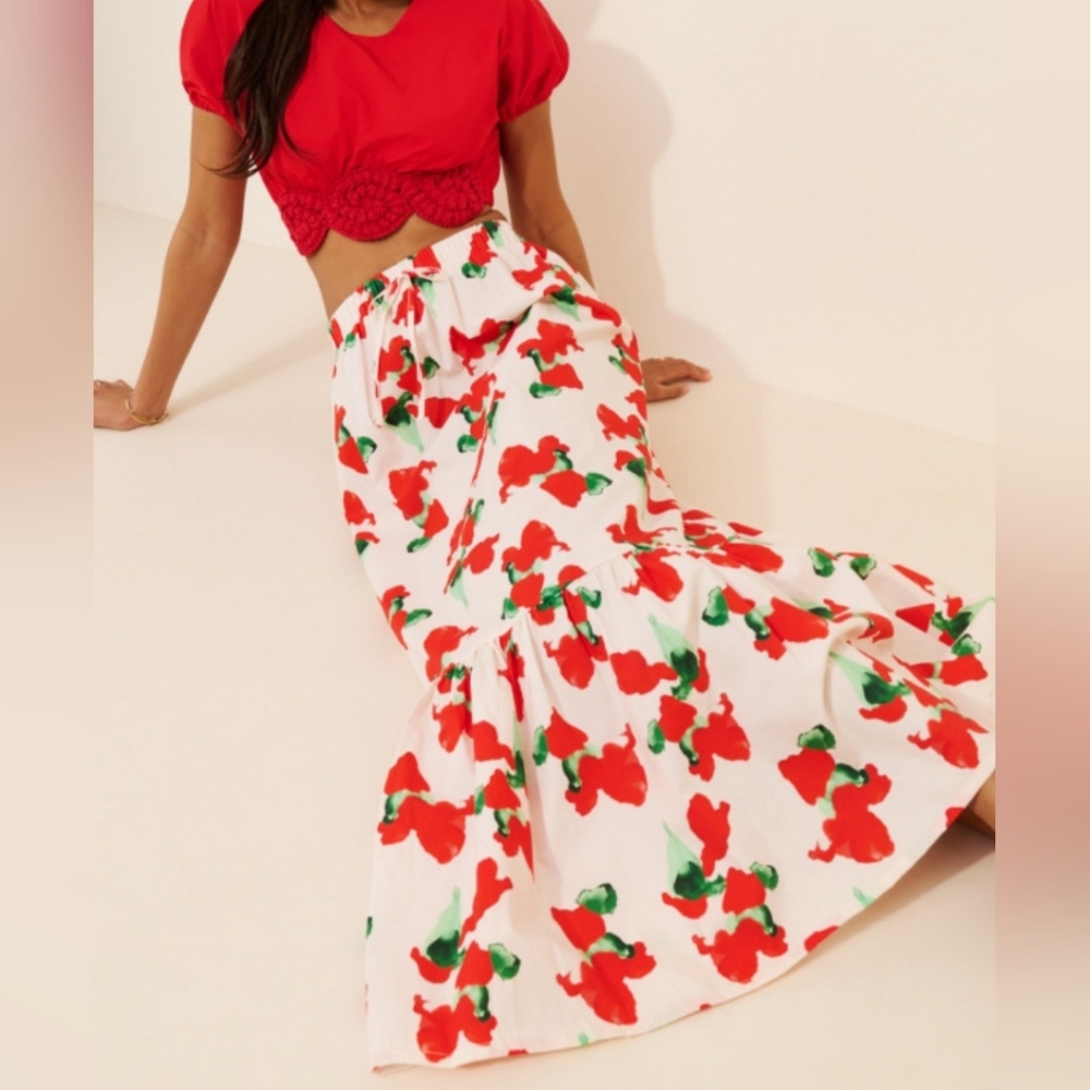 Anthropologie The Lulo Project Crustacean Maxi Skirt - Picture 4 of 7